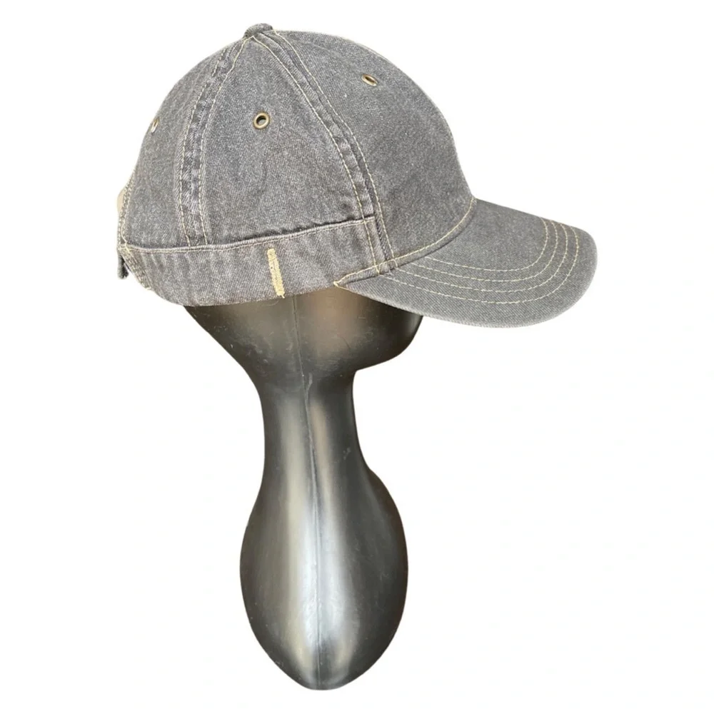 CSI Quality Headwear Black Denim Hat